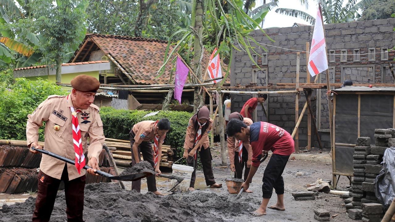 Perkemahan Wirakarya Pramuka Jatim, Pugar 143 Rumah Tak Layak Huni Warga Prasejahtera