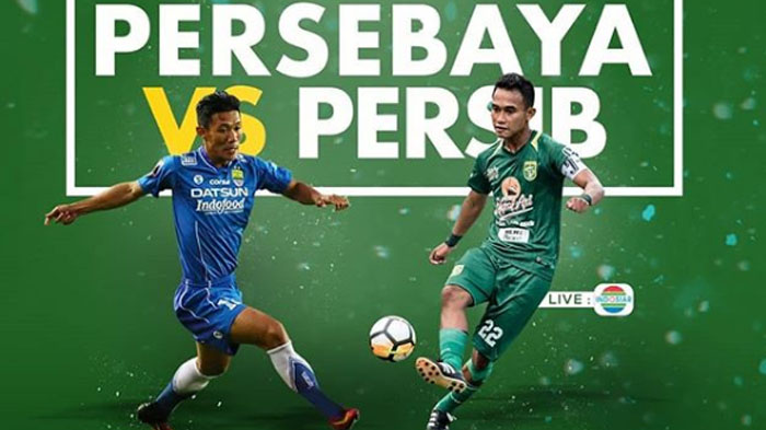 LINK LIVE STREAMING Persebaya Vs Persib Bandung Jam 18.30 WIB, Penentuan Juara Paruh Musim