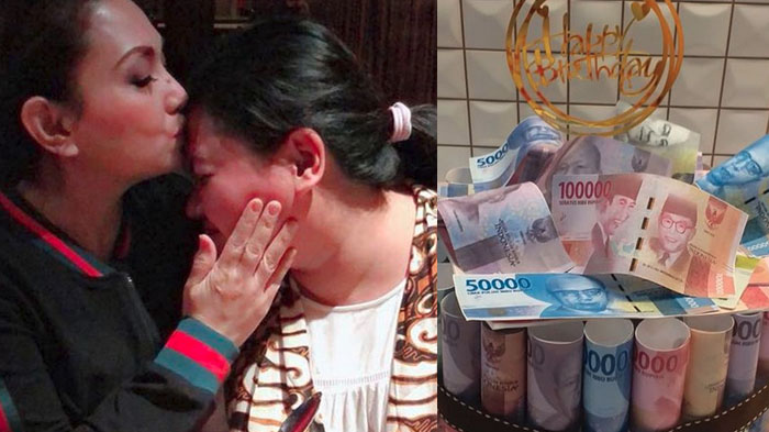 Pesta Ulang Tahun Putri Nia Daniaty Digelar Meriah, Kue-nya Berupa Uang, Intip Foto-fotonya!