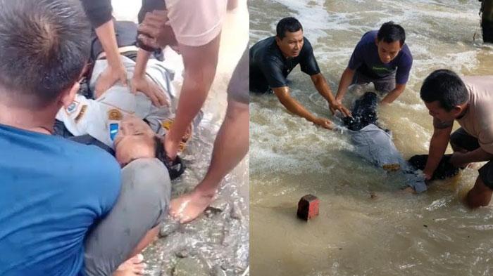 Diduga Takut Telat Kerja, Ini Kondisi Terkini Petugas Dishub Gresik yang Terseret Banjir Kali Lamong