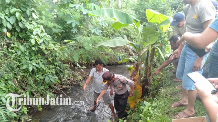 Geger Bayi Laki-laki Nyangkut Batu Kali di Blitar, Terbungkus Kaus Oblong, Ari-ari Belum Terpotong
