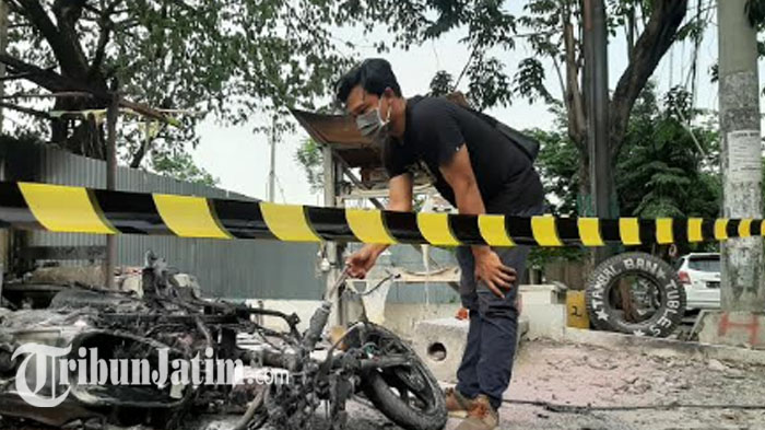 Nambal Ban Sambil Isi Bensin, Pria di Gresik Nyaris Terbakar, Terdengar Suara Ledakan