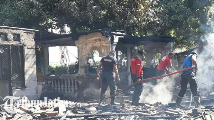 Dua Rumah di Situbondo Ludes Terbakar Gara-gara Kompor Lupa Tak Dimatikan, Tidak Ada Korban Jiwa