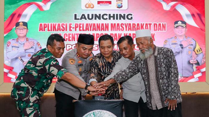 Polres Jombang Resmikan Aplikasi E-Pelayanan dan WhatsApp Center ‘Lapor Pak Kapolsek’ untuk Warga