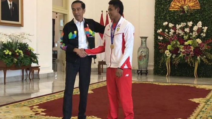 Lalu Muhammad Zohri Bertemu Jokowi, Diajak Jalan-jalan hingga Curhat Persiapan di Asian Games