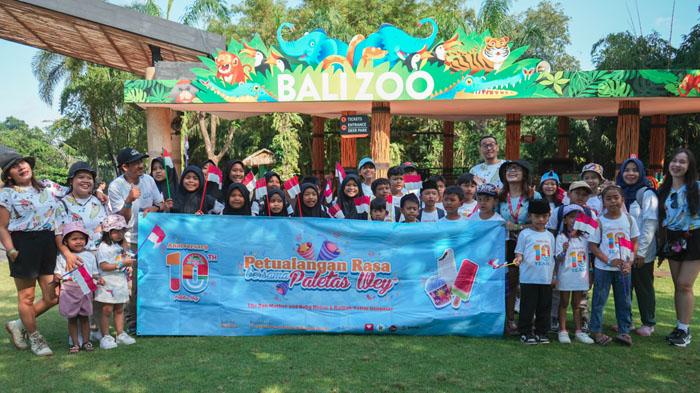 Merayakan Satu Dekade, Paletas Wey Ajak Anak-anak Menyukai Buah-buahan dan Main di Bali Zoo