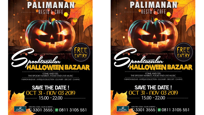 Rayakan Hallowen, Spooctacular Halloween Bazaar Hadir Berlatar Lapangan Golf di Surabaya Barat