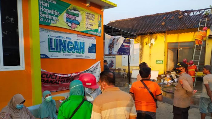 Sempat Terdengar Ledakan, Satu Ruangan di Puskesmas Ngadiluwih Kediri Terbakar