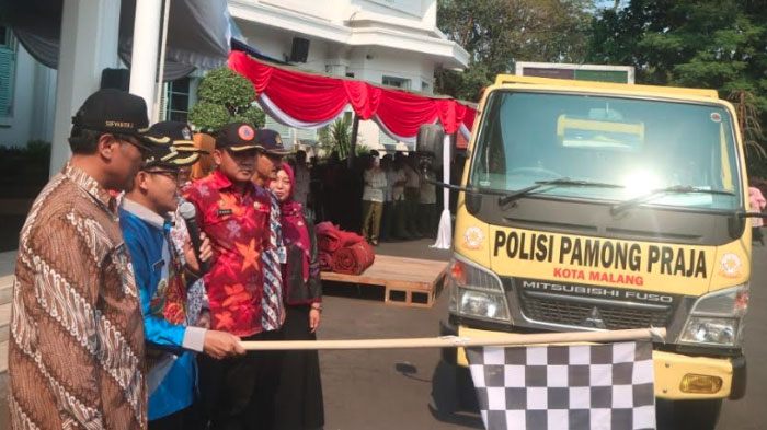 Pemkot Malang Lepas 2 Truk Bantuan untuk Korban Bencana Gempa dan Tsunami di Sulawesi Tengah