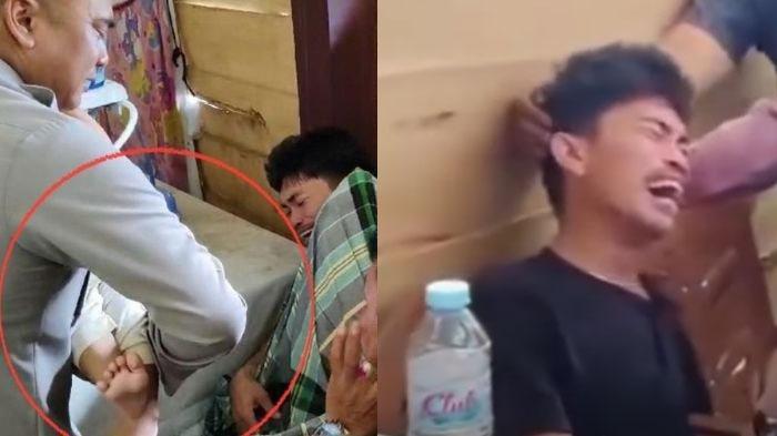 Tangis Polisi Gendong Balita yang Disiksa dan Disandera Ayah Kandung 16 Jam di Sulsel, Kondisi Pilu