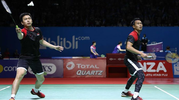 Ahsan/Hendra Jadi Wakil Pertama Indonesia yang Amankan Tiket Perempat Final Kejuaraan Dunia BWF 2019