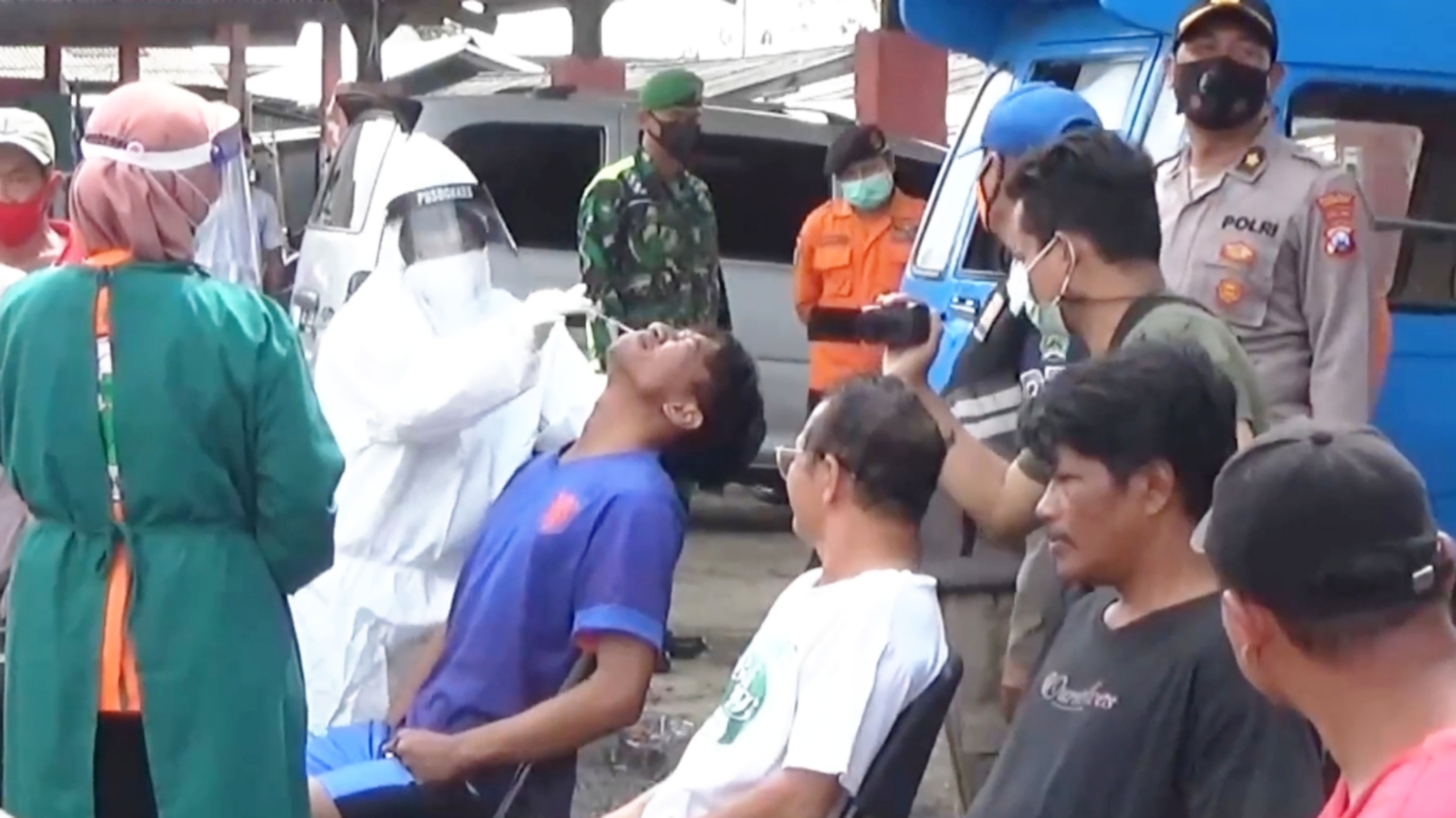 Tim Yustisi Covid-19 Magetan Sasar Fasum, Kapolres: Rapid Test Reaktif, Ditindaklanjuti Tim Medis