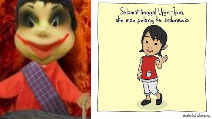 Deretan Meme Indonesia vs Malaysia Ini Upin Ipin Jadi Korban Netizen, Susanti Sampai Bolos Sekolah