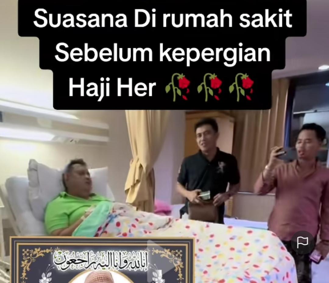 Viral Video TikTok Haji Her Terbaring Lemah Dikabarkan Meninggal, Publik Ramai Pertanyakan Kebenaran