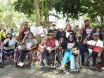 Puluhan Penyandang Disabilitas Ikuti Kediri Run 2023 yang Digelar Pemkab