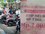 Karcis-parkir-motor-ditempeli-biaya-tambahan-penitipan-helm-Dishub-Kota-Yogyakarta-melacak-Jukir.jpg
