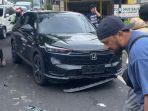 Kecelakaan di Kota Batu, Mobil HRV Yang Dikendarai Pria Asal Bekasi Tabrak Dua Sepeda Motor