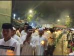 Semarak HSN 2025 di Bondowoso, Santri Jalan Kaki 4 KM Ziarah Makam, ASN Pakai Sarung selama Sepekan