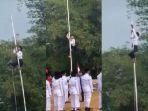 Reza-Siswa-SMA-Panjat-Tiang-karena-Tali-Bendera-Putus-saat-Upacara-Pemdes-Beri-Uang-Sering-Manjat.jpg