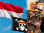 Respon Gubernur Jatim Khofifah Terkait Bendera One Piece : Merah Putih Harga Mati Tolong Hargai