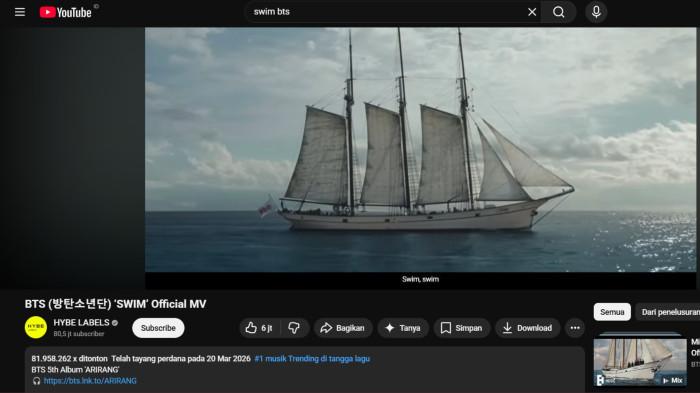 MV comeback terbaru BTS 