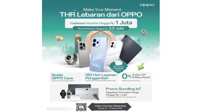 Promo spesial Lebaran dari OPPO (Oppo.com)
