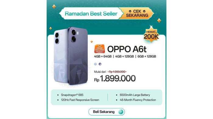 Ponsel Oppo A6T (Online Exclusive Product).