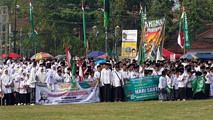 Ribuan Santri Wonomulyo Siap Semarakkan Apel Gabungan Hari Santri 2025