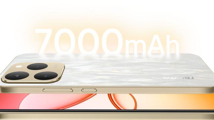 Baterai dari smartphone Realme 15T yang memiliki kapasitas 7000 mAh