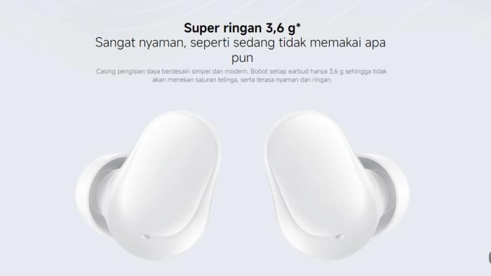 Berat Redmi Buds 6 Play
