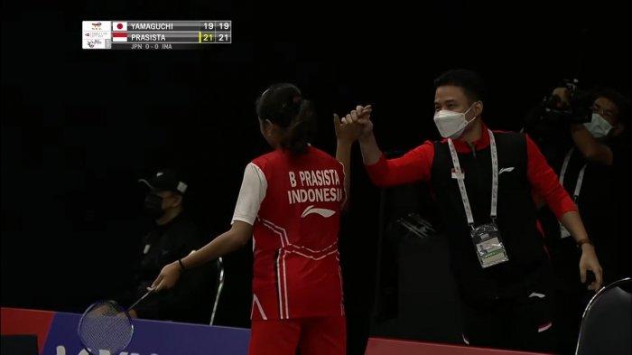 Tagar 'MERINDING' Sambut Kemenangan Bilqis Prasista di Uber Cup 2022