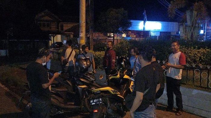 Satreskrim Polres Kulon Progo Bubarkan Sekelompok Remaja yang Kedapatan Nongkrong hingga Larut Malam - Tribunjogja.com