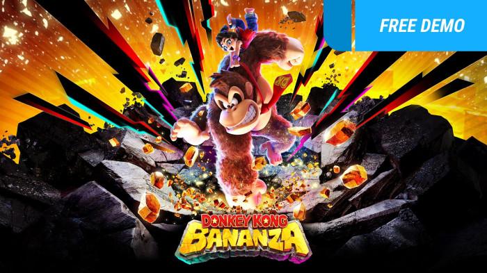 Tampilan cover dari Donkey Kong Bananza, game khusus Nintendo Switch 2.