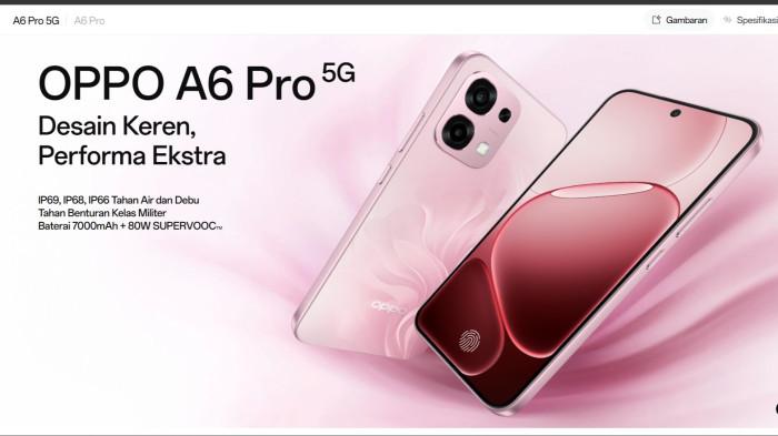 OPPO A6 5G Resmi Hadir: Baterai Badak, Tahan Air, Menggunakan Layar 120Hz