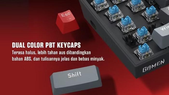 Dual Color PBT Keycaps GAMEN Titan V
