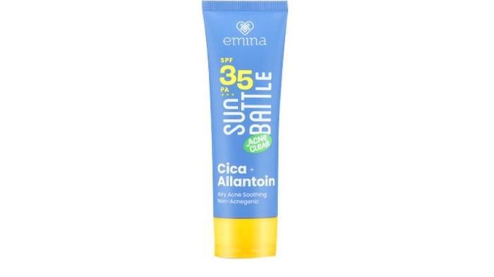Emina Sun Battle Acne Clear Cica Sunscreen SPF 35 PA+++