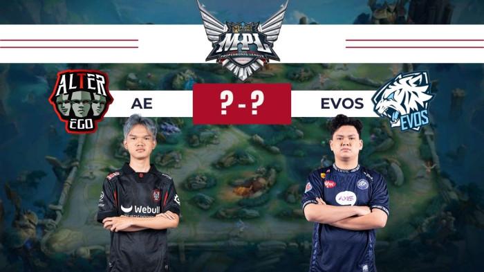 Mobile Legends: Prediksi Skor Evos VS Alter Ego Sabtu  27 September 2025