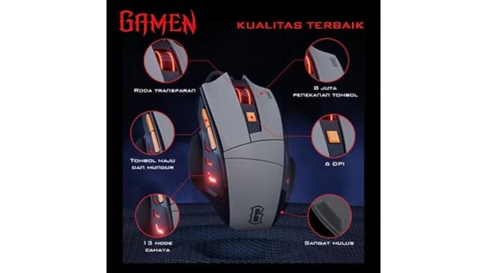 Beberpa fitur unggulan dari GAMEN GM300 Gaming Mouse.