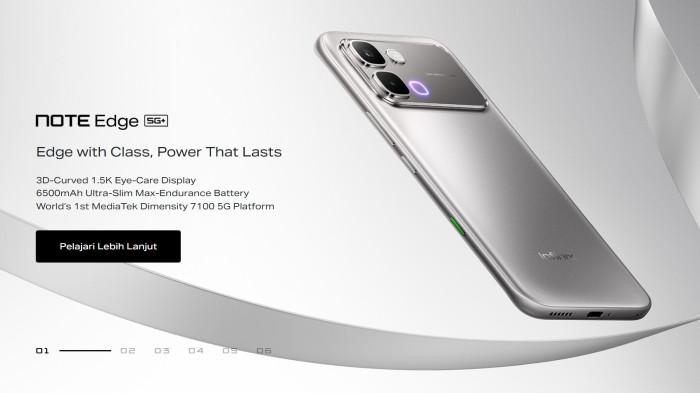 Fitur-fitur unggulan Infinix Note Edge.