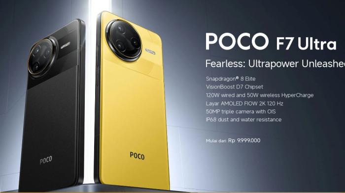 Fitur-fitur unggulan POCO F7 Ultra.