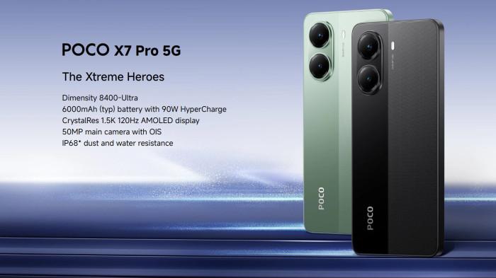 Fitur-fitur unggulan Poco X7 Pro 5G.