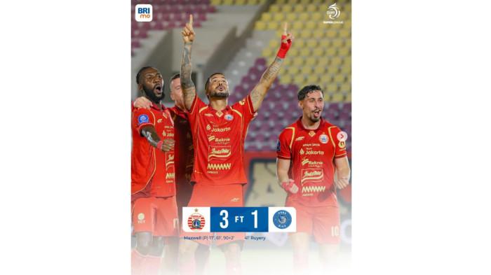 Hattrick Maxwell Bawa Persija Tumbangkan PSBS 3-1, Persija Kembali Ganas!