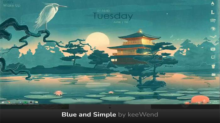 Galeri foto dari Rainmeter