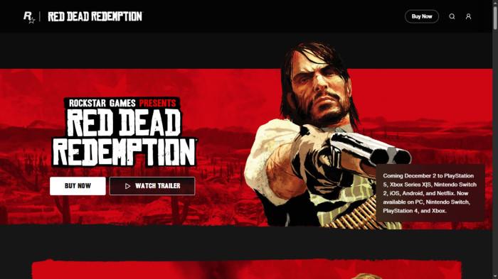 Gambar Cover dari Red Dead Redemption 1