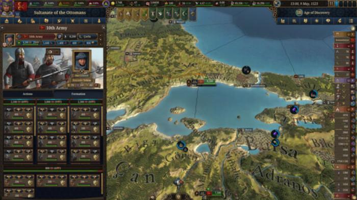 Gameplay Europa Universalis V