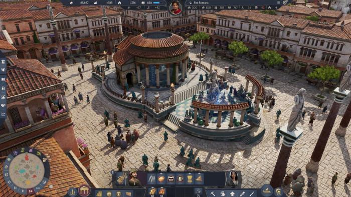 Gameplay Perkotaan Anno 117: Pax Romana
