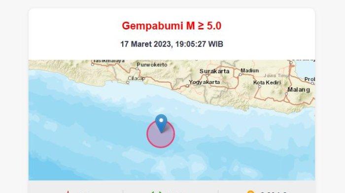 Titik Lokasi Gempa Bumi Kulon Progo Yogyakarta, Dirasakan Hingga Wonosobo, Pacitan, Ponorogo, Solo