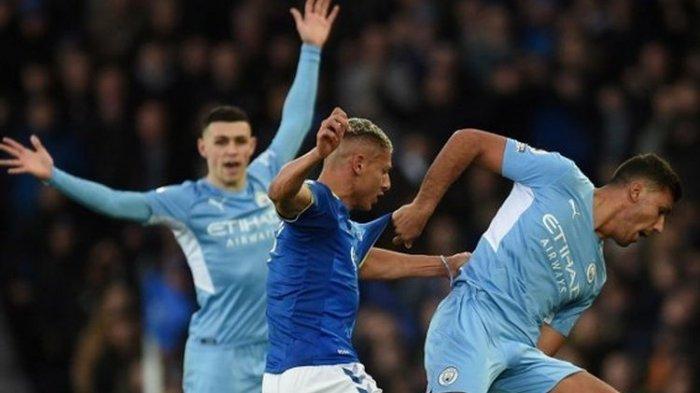 Hasil Liga Inggris Malam Tadi : Tumbangkan Everton, Manchester City Semain Kokoh di Puncak Klasemen