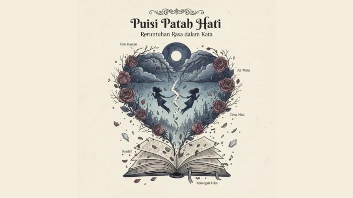 5 Contoh Puisi Tentang Patah Hati, Galau Menyayat Hati