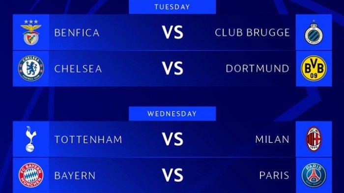 Jadwal TV Live Streaming LIGA CHAMPIONS di SCTV Vidio 8-9 Maret